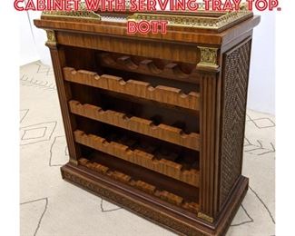 Lot 2305 MAITLAND SMITH Bar Cabinet with Serving Tray Top. Bott