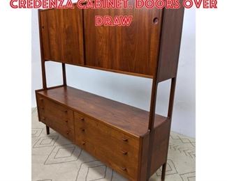 Lot 2315 HANS WEGNER RY MOBLER Credenza Cabinet. Doors over draw