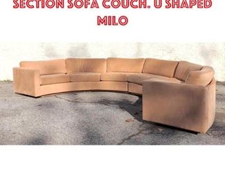Lot 2359 THAYER COGGIN Inc. 2 Section Sofa Couch. U shaped Milo
