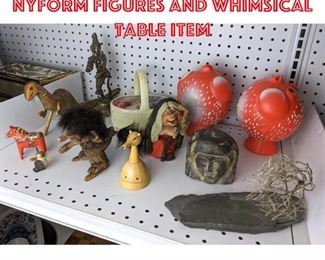 Lot 2465 Henning NORWAY, Nyform figures and whimsical table item