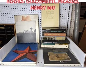 Lot 2469 Lot Design and Art Books Giacometti, Picasso, Henry Mo