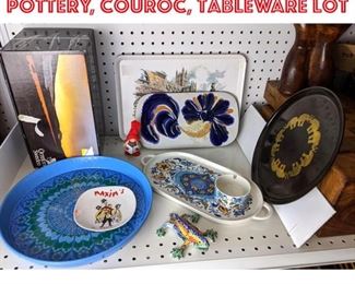 Lot 2471 Orrefors, Gaudi Ben pottery, Couroc, tableware lot