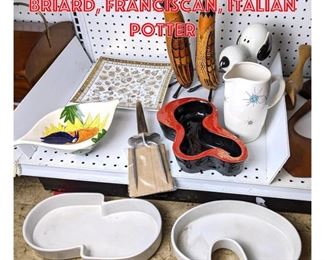 Lot 2478 Hedi Schoop, Georges Briard, Franciscan, Italian potter