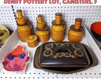 Lot 2482 HORNSEA, Kate spade and Denby Pottery lot, canisters, f