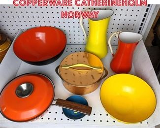 Lot 2483 Lot of DANSK Enamel and Copperware CATHERINEHOLM Norway