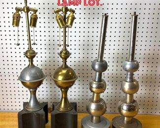 Lot 2516 Mid Century Modern Lamp lot.