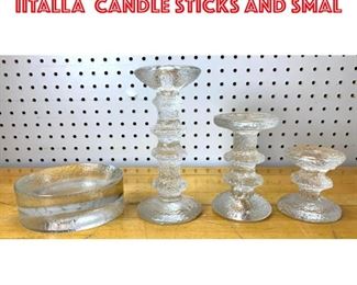 Lot 2523 4 pc TIMO SARPANEVA for IITALLA candle sticks and smal