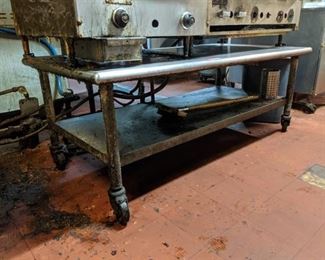 Stainless Steel Rolling Table