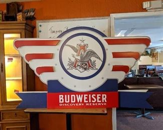 Double Sided Budweiser Sign