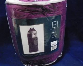 Chic home design SKAI purple sleeping bag 64in X 75in