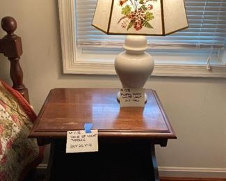 #11B	Night Stand	20" x 26" x 14"
#12B	Table Lamp - Floral Shade
