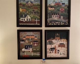 #14	Karen Cruder 4 Seasons Pictures	18" x 22" ea
