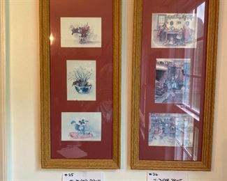 #25	T. Tudor Flower Print - 1998	               22" x 10"
#26	T. Tudor Flower Print - 1998	               22" x 10"
