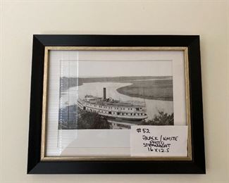 #52	Steamboat Framed Photo	16" x 12.5"
