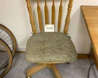 #84	Wooden Office Chair
