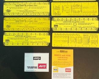 #106	AOPA Items-8 Rulers/2 pc AVIS
