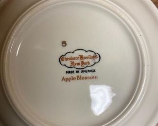 Theodore Havilland “Apple Blossom” China Set,