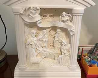 Dept. 56 Light Up Nativity & Church,