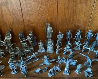 Miniature Character Figurines, Miniature Cannons,
