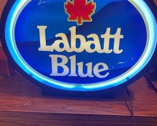 lighted beer sign 
