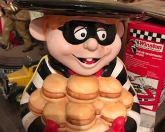 Hamburgler Cookie Jar