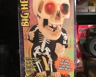 Big Head Dancing Skeleton