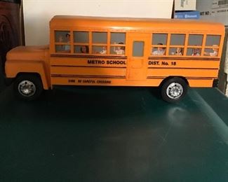 Metal School Bus