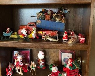 Several vintage and antique Christmas items