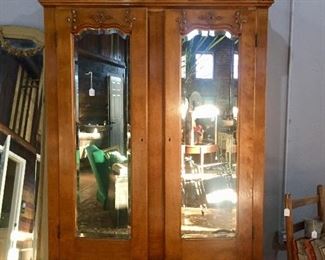 Maple armoire - about 1880 - beautiful condition!