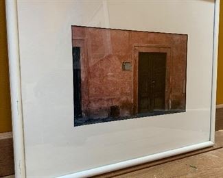 Photo Art "Door" series framed in white $5