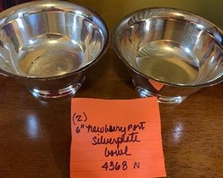 Silver plated bowls $15 