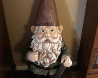 Large Gnome. Stands over 3 feet tall.