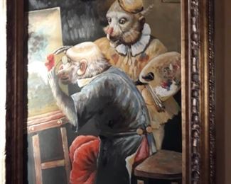 Original oil painting.