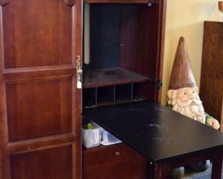 Office suite with pull down desk.