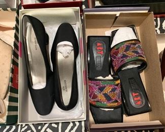 Women's Shoes (Sizes range from 8 to 9-1/2 with the majority being size 9) - A sampling is shown here