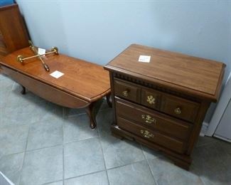 Coffee table and nightstand