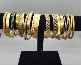 A Feast of Gold Bangles