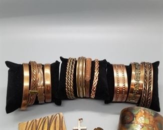 Copper Bracelets and Misc