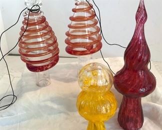 MURANO GLASS STYLE TREE TOPPERS 