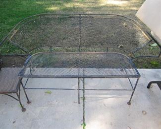 Vintage patio bench