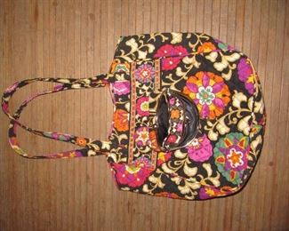 Vera Bradley tote with coin purse