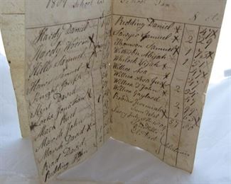 1800s tax ledger