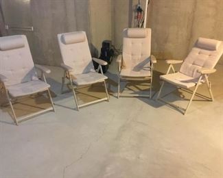 Four Outdoor Chairs