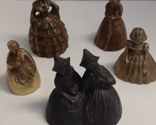Cast and Brass Lady Bells