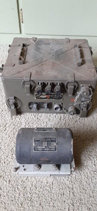 Military Radio and Motor
