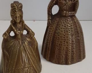 Queen Elizabeth Antique Brass Bells