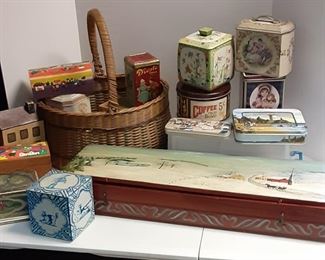 Tins Baskets and More