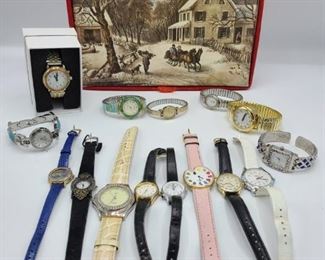 Watches and Vintage Jewelry Box