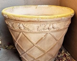 Outdoor pots for sale.
