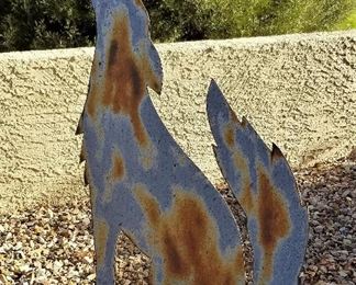 Metal coyote